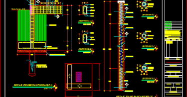  Detail  Pintu  Ruko Folding  Gate  Autocad File Dwg Jagoan 