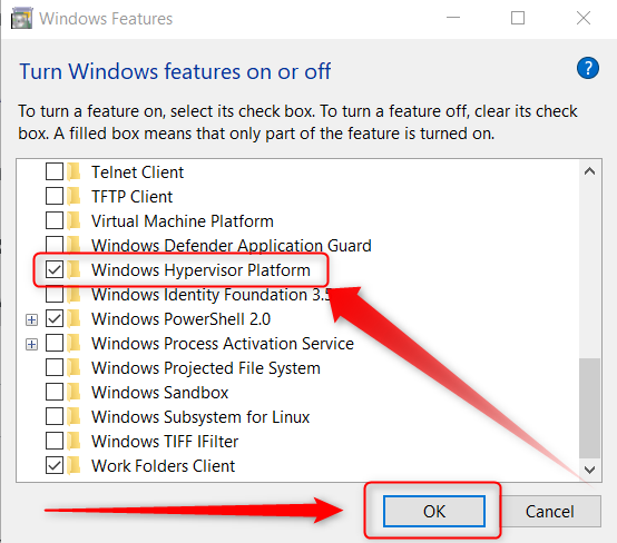 Cara Mengaktifkan Windows Hypervisor Platform di Windows 10