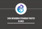 cara menambah perangkat router di gns3