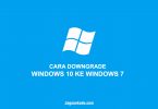 CARA DOWNGRADE WINDOWS 10 KE WINDOWS 7